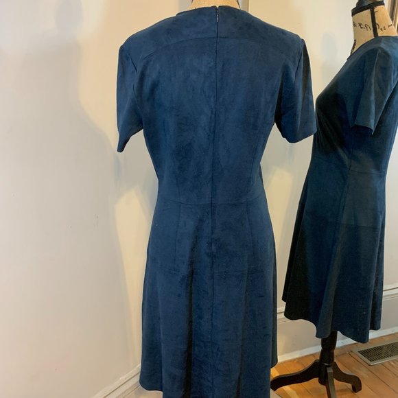 Catherine Malandrino Vegan Faux Suede Dress - Picture 7 of 9